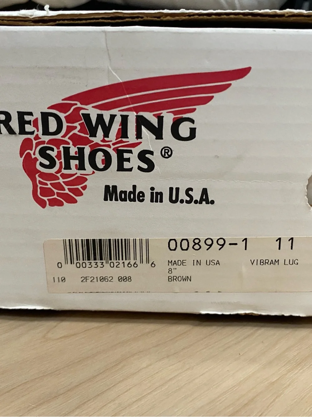 Brand New Red Wing 899 Work Boots (Size 11.5 D) - Discontinued / Made in USA